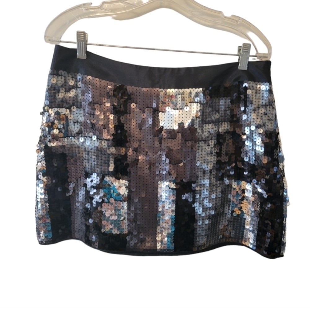 Express Sequined Mini Skirt Size 10